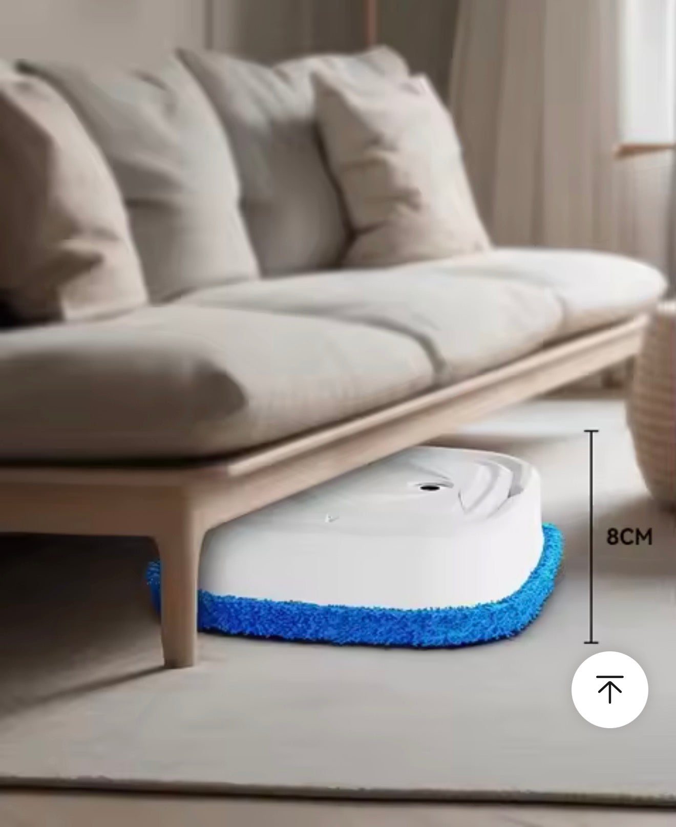 Electric Sweeping Mopping Robot Floor Cleaner USB Rechargeable