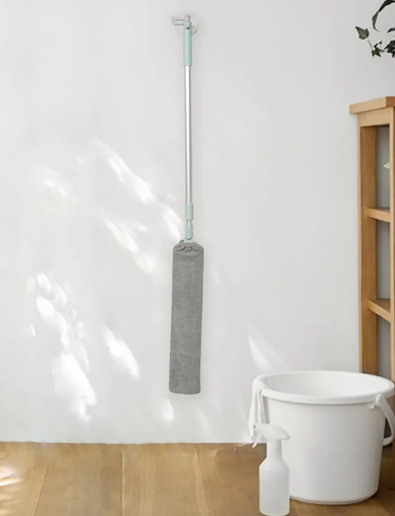 Flat Mop with 2 Reusable Microfiber Pads