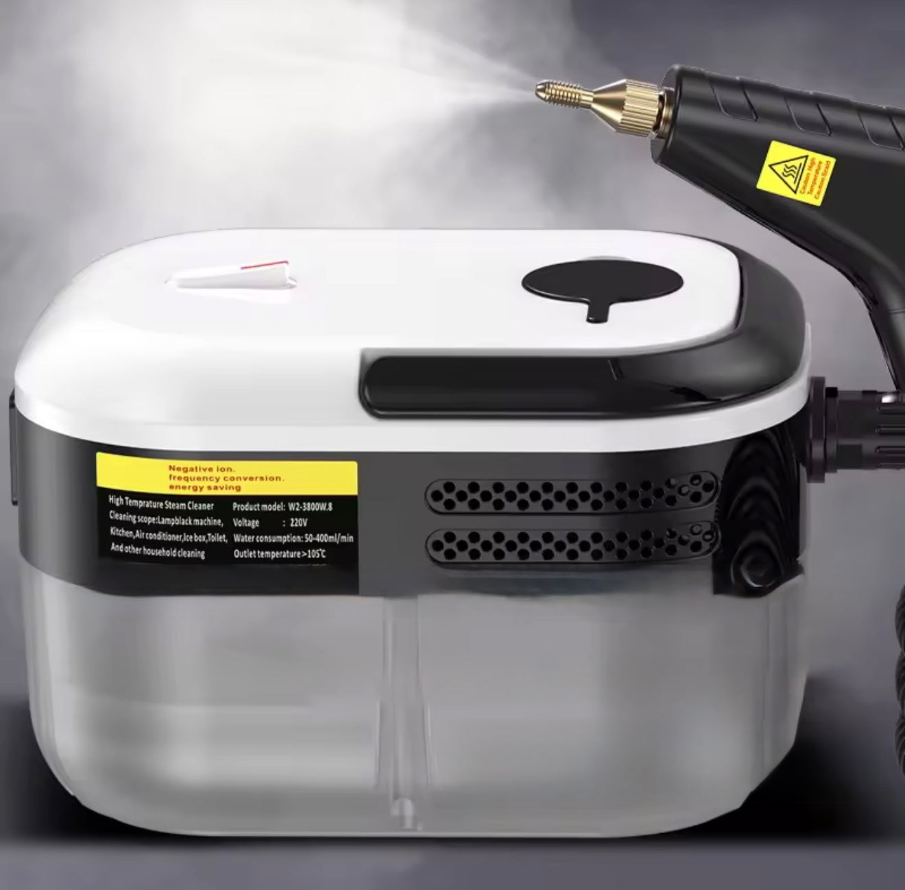 High-Pressure Steam Cleaner – Multi-Purpose Home & Car Sanitizer