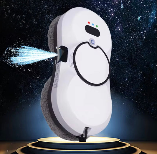 High-Performance Window Cleaning Robot with UPS Backup System