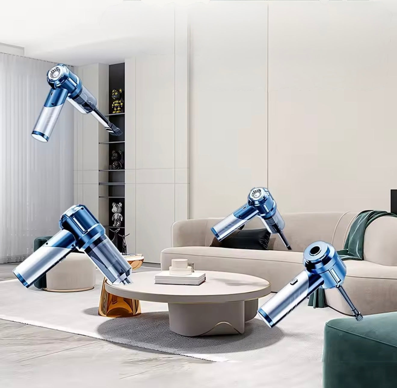 SZUK Wireless Mini Car Vacuum Cleaner – Strong Suction Handheld Device