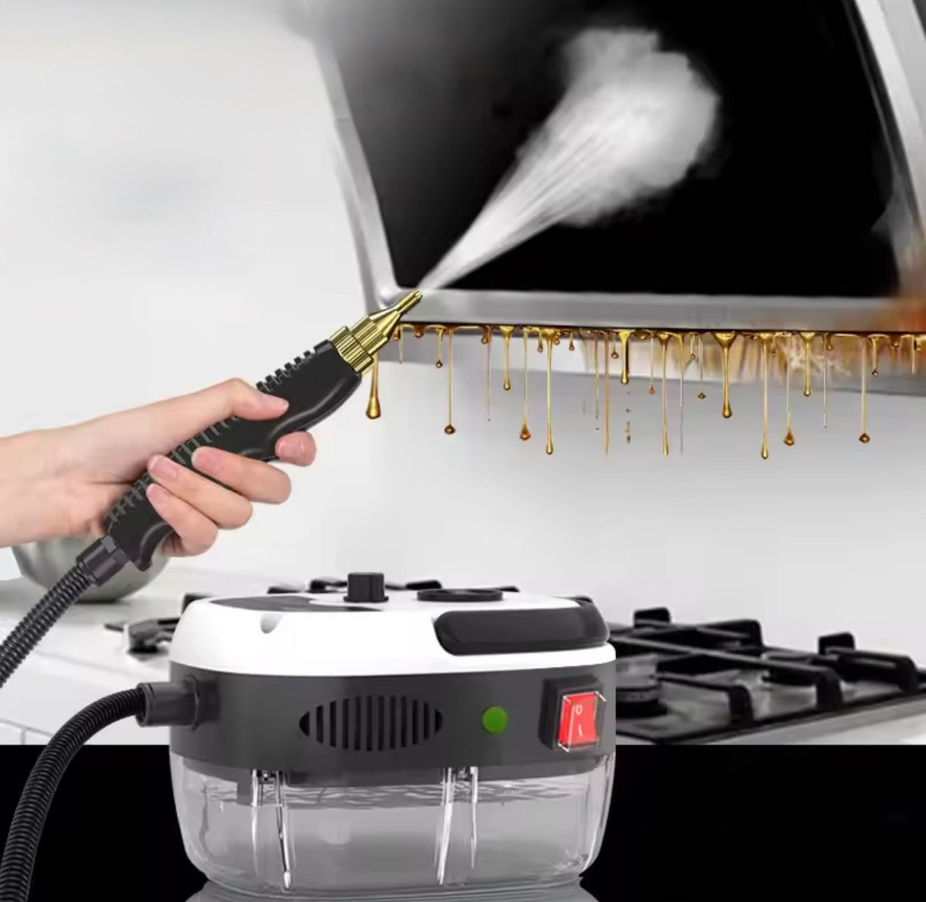 High-Temp Steam Jet Cleaner – Ultimate Kitchen & Car Power Wash