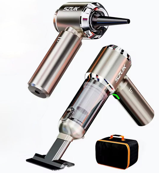 SZUK 2025 Wireless Mini Car Vacuum Cleaner