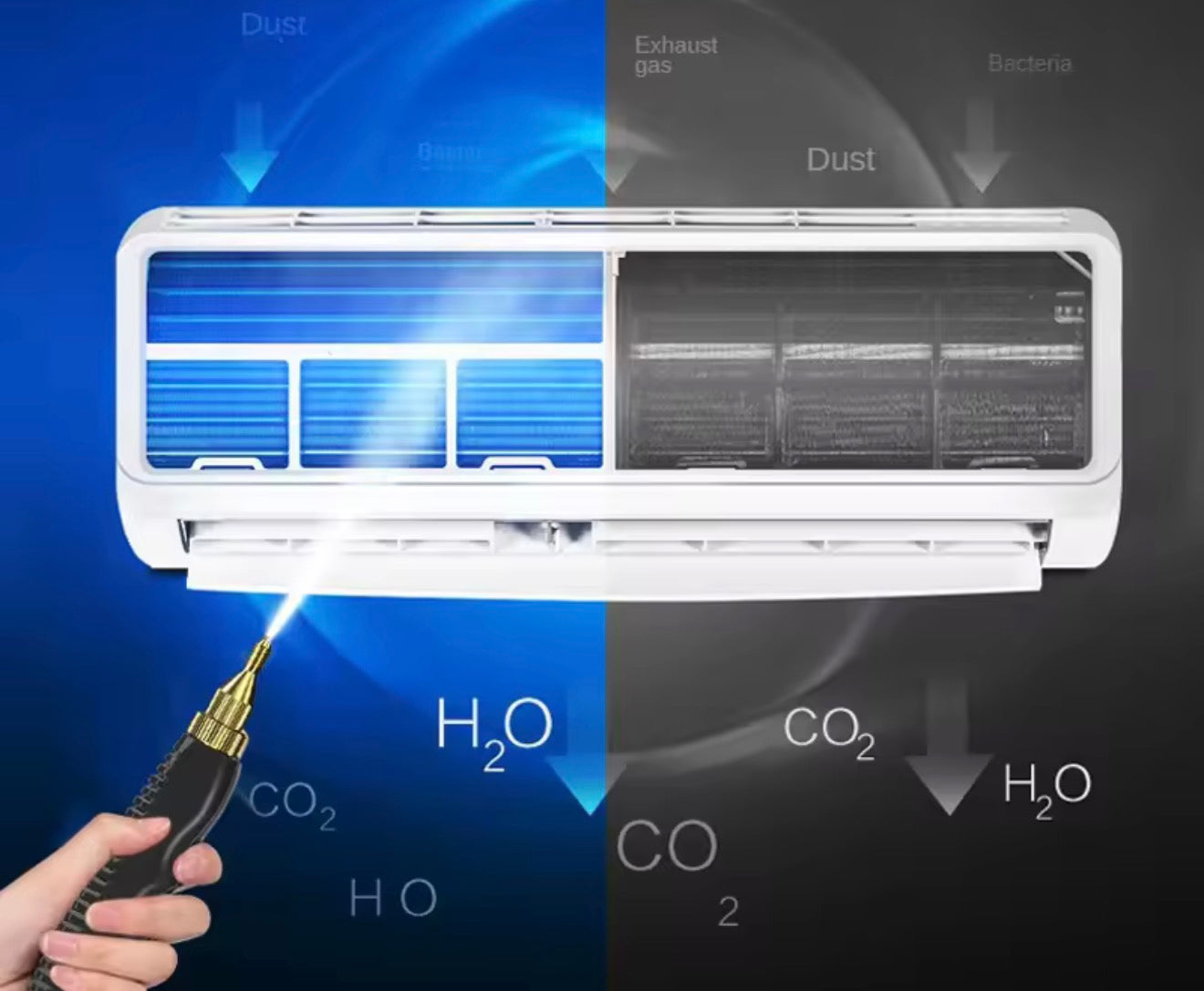 High-Temp Steam Jet Cleaner – Ultimate Kitchen & Car Power Wash