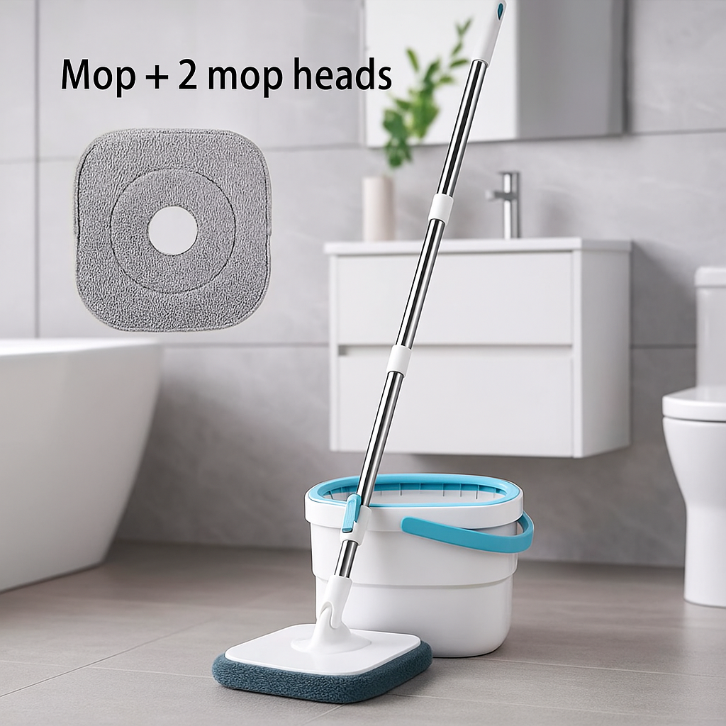 Self-Wringing Smart Mop + 5 Extra Pads