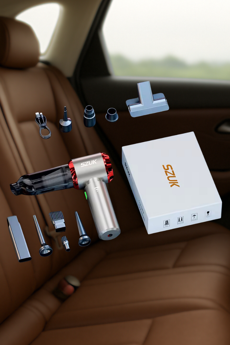 SZUK 2025 Wireless Mini Car Vacuum Cleaner