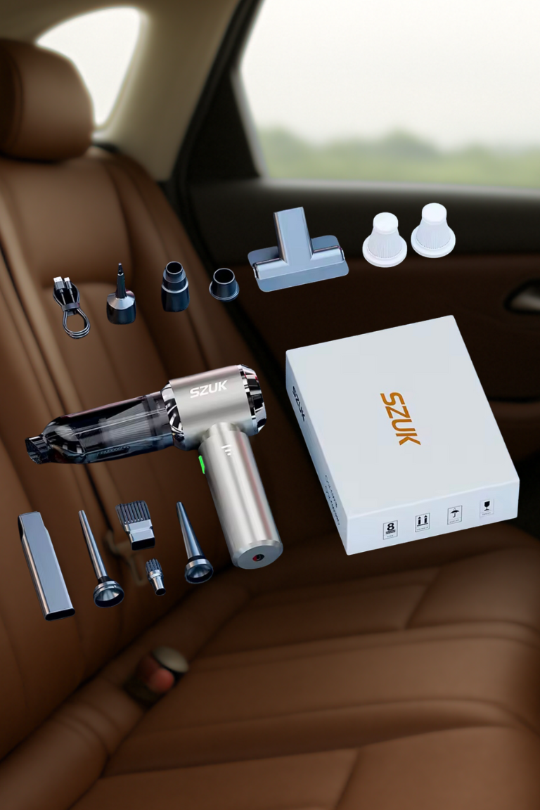 SZUK 2025 Wireless Mini Car Vacuum Cleaner
