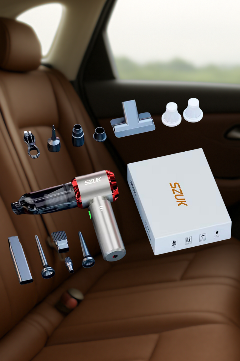 SZUK 2025 Wireless Mini Car Vacuum Cleaner